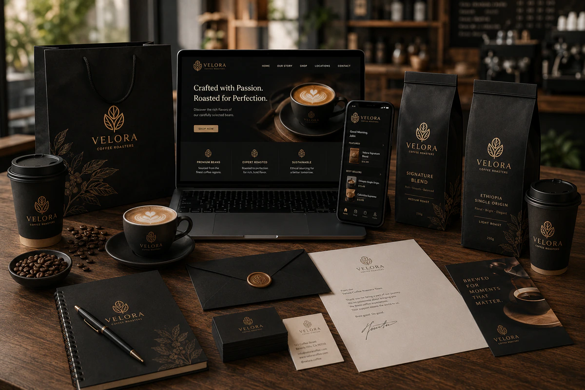 Coffee brand identity project